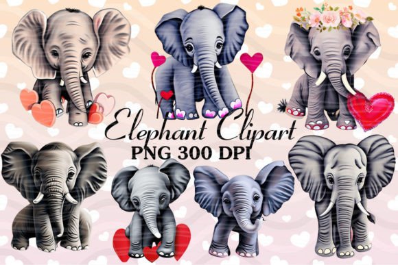 Cute Baby Elephant Sublimation Clipart Review
