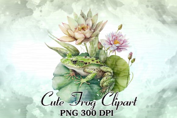Cute Frog Watercolor Clipart Review