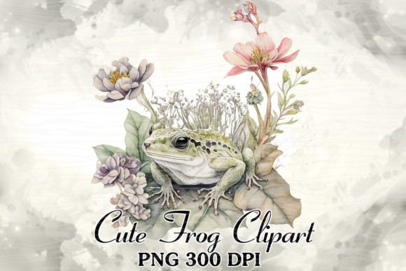 Cute Frog Watercolor Sublimation Clipart Review