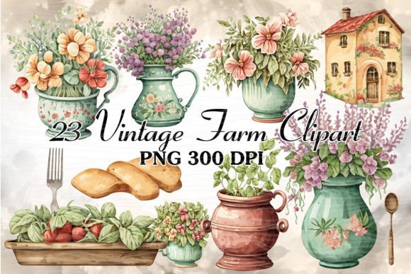 Farm Watercolor Sublimation Clipart Review