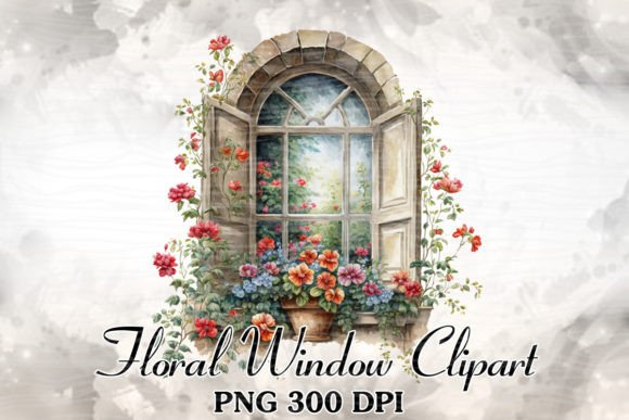 Floral Window Watercolor Clipart Review