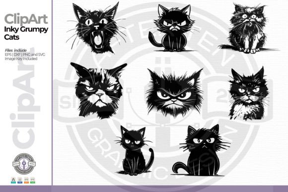Grumpy Inky Cats Embroidery Review
