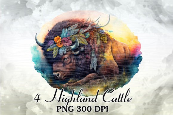 Highland Cow Watercolor Sublimation Review