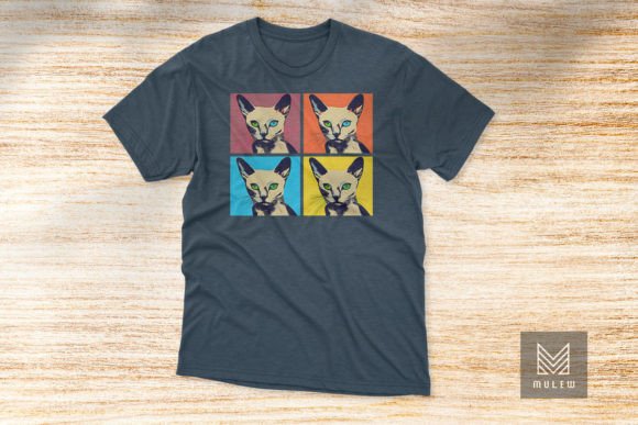Pop Art Tonkinese T-Shirt Embroidery Review