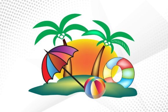 Summer Clipart for Embroidery Projects