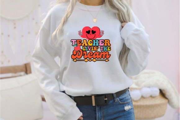 Teacher Livin the Dream Embroidery Design Review